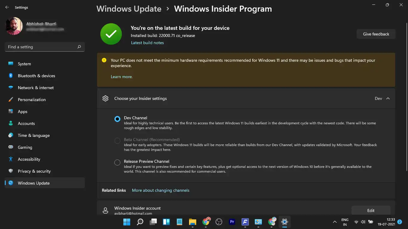 Download and Install Latest Windows 11 Beta - windows insider