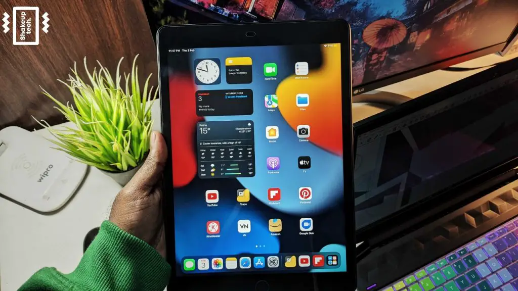 ipad 9th gen front look and display