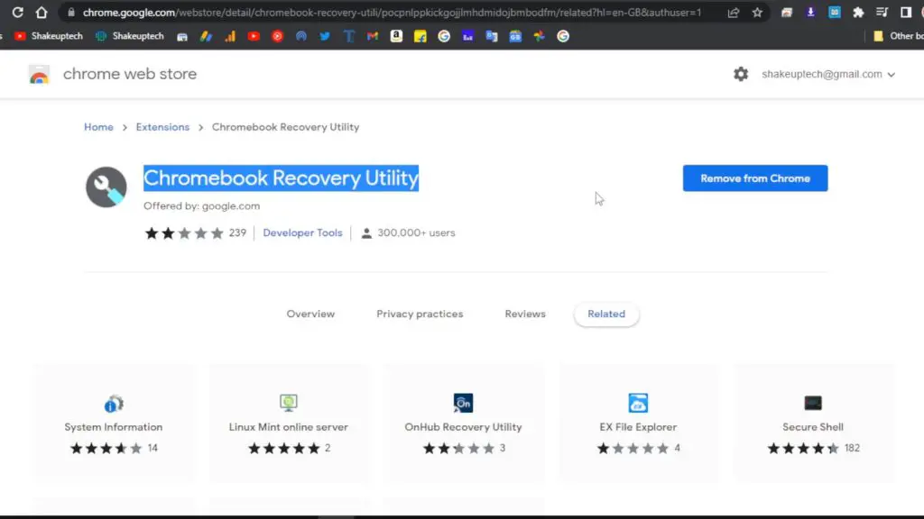 chromebook recovery utility