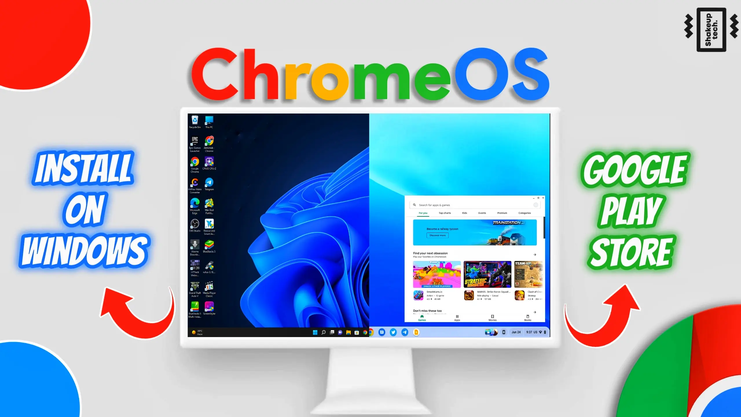 Chrome OS Download and Install with Google Play Store [Single Boot]