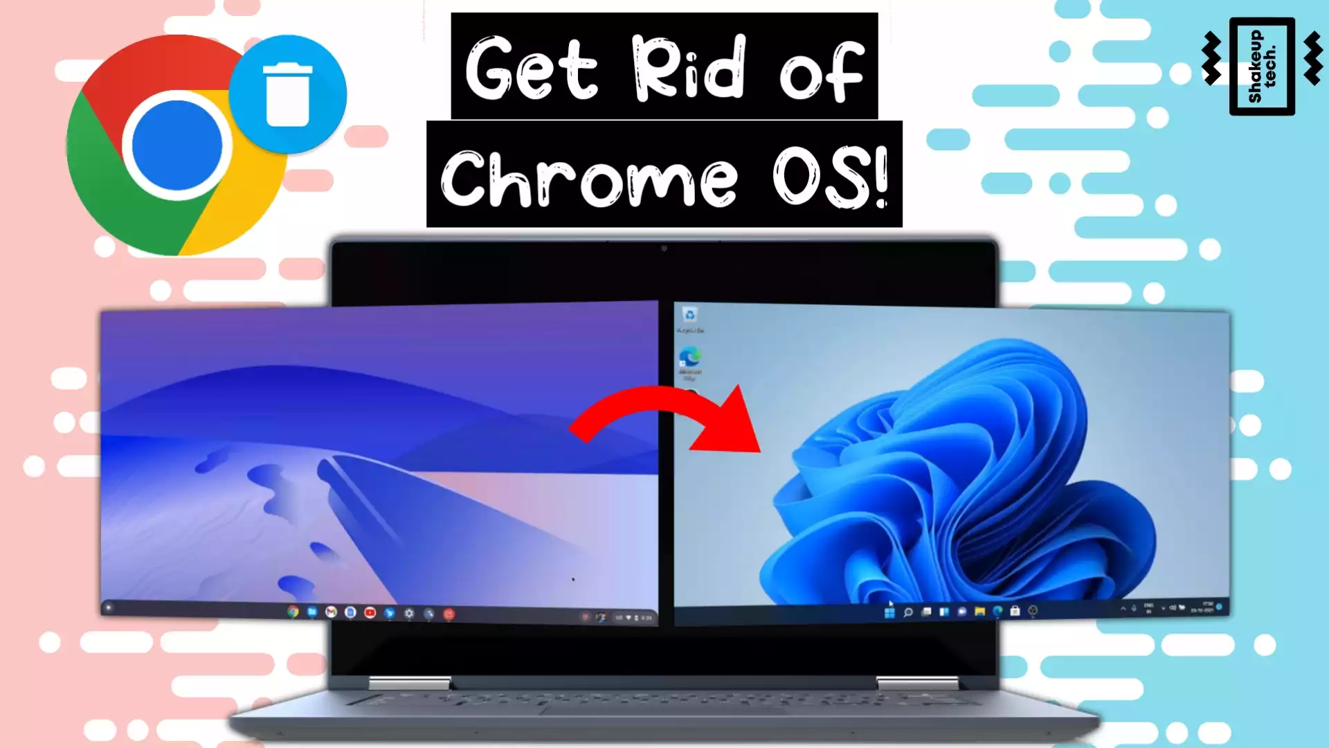 Remove Chrome OS Flex and Install Windows without RUFUS!