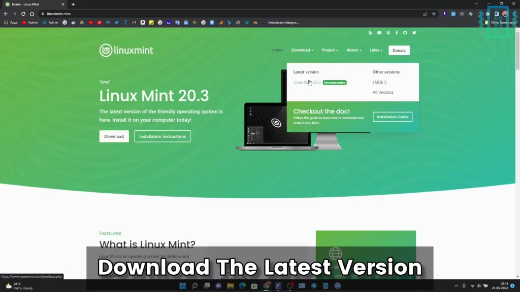 linux mint website