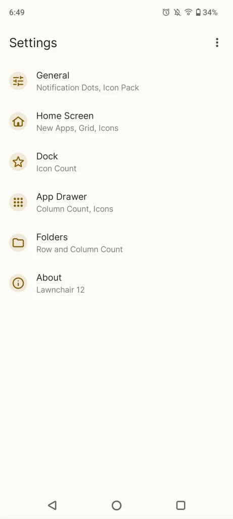 lawnchair - best android launcher