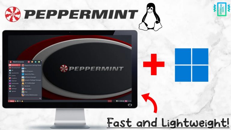 dual boot peppermint os and windows lightweight linux distro