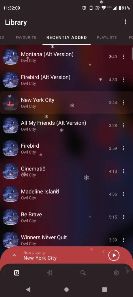 frolomuse music player Library - best offline music player android