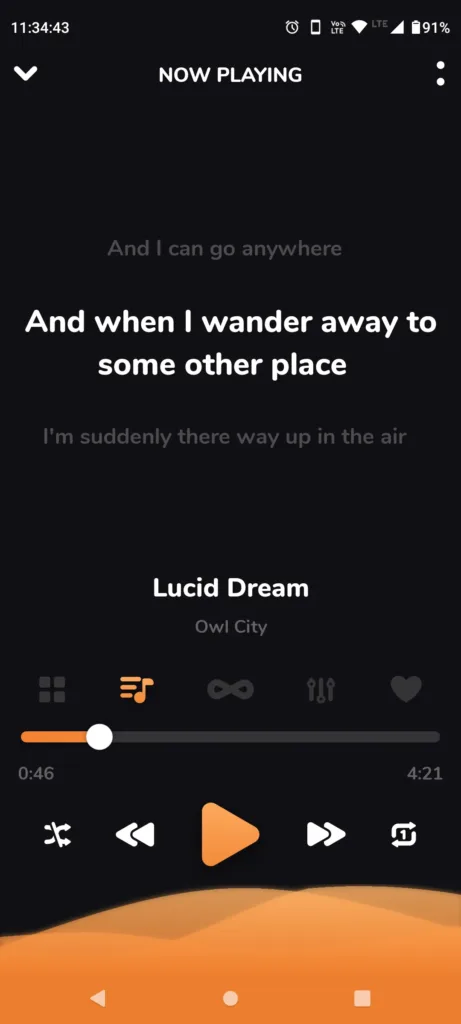 nyx Lyrics Player - best offline music player android