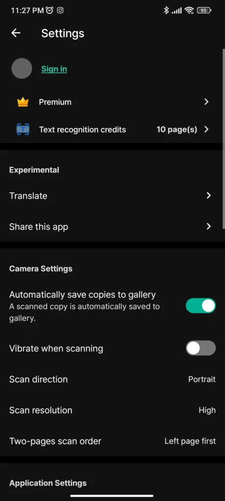 vFlat - Scanner App For Android