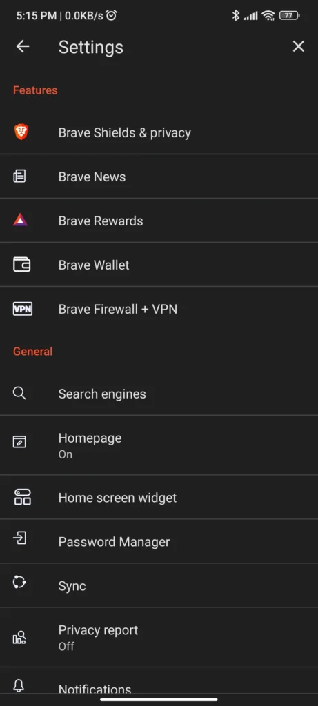 Brave Browser - Best Web browsers for Android