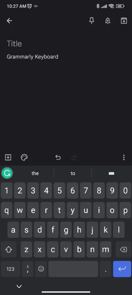 Grammarly - best keyboard apps for android