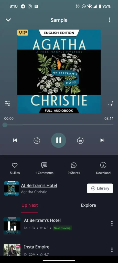 Pocket FM - Best Audiobook Player Apps for Android