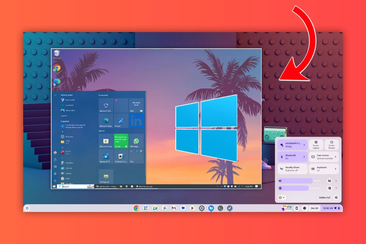 How to Install Windows 10 on Chrome OS or Chrome OS Flex (2024)