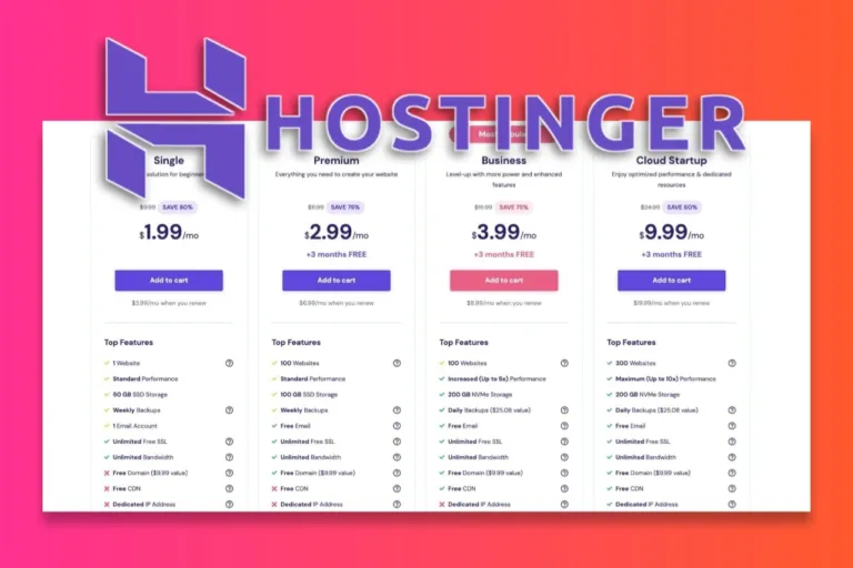 hostinger web hosting review