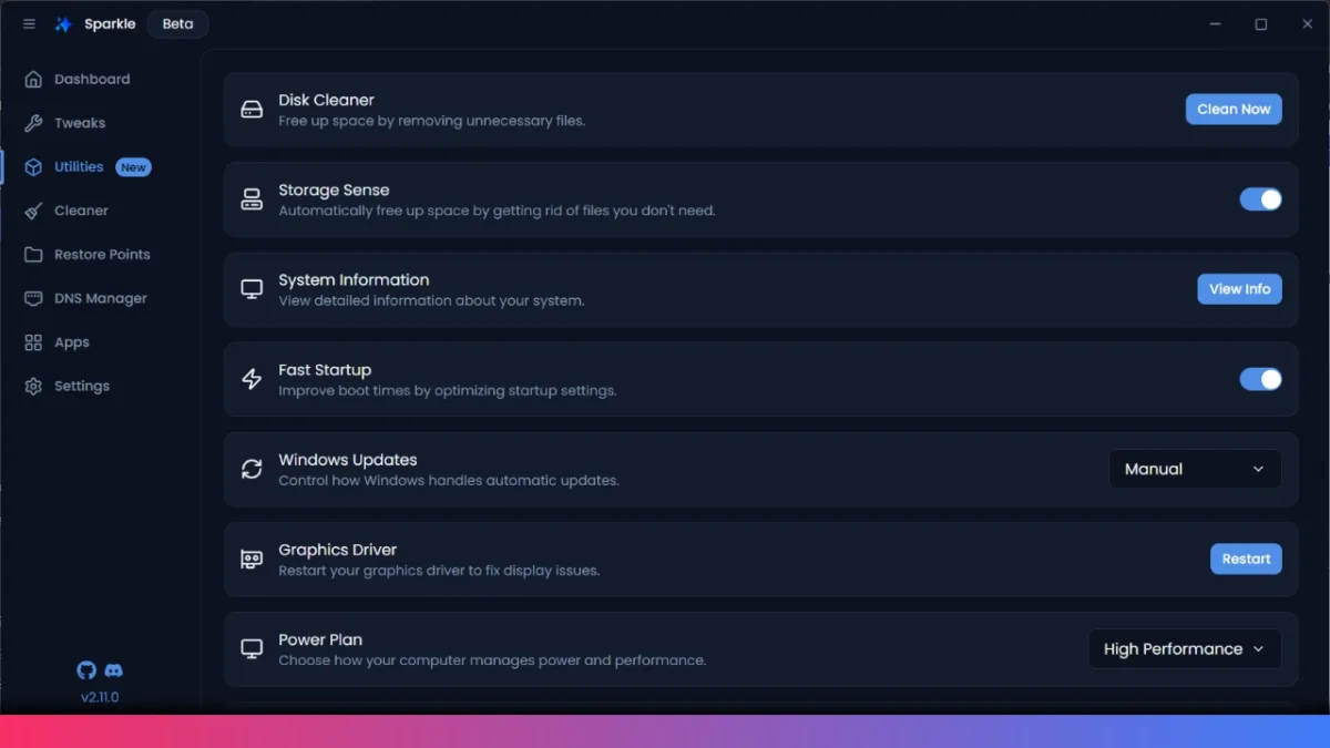Sparkle Windows 11 Optimizer – Free Debloat Tool, Performance Tweaks & How to Use