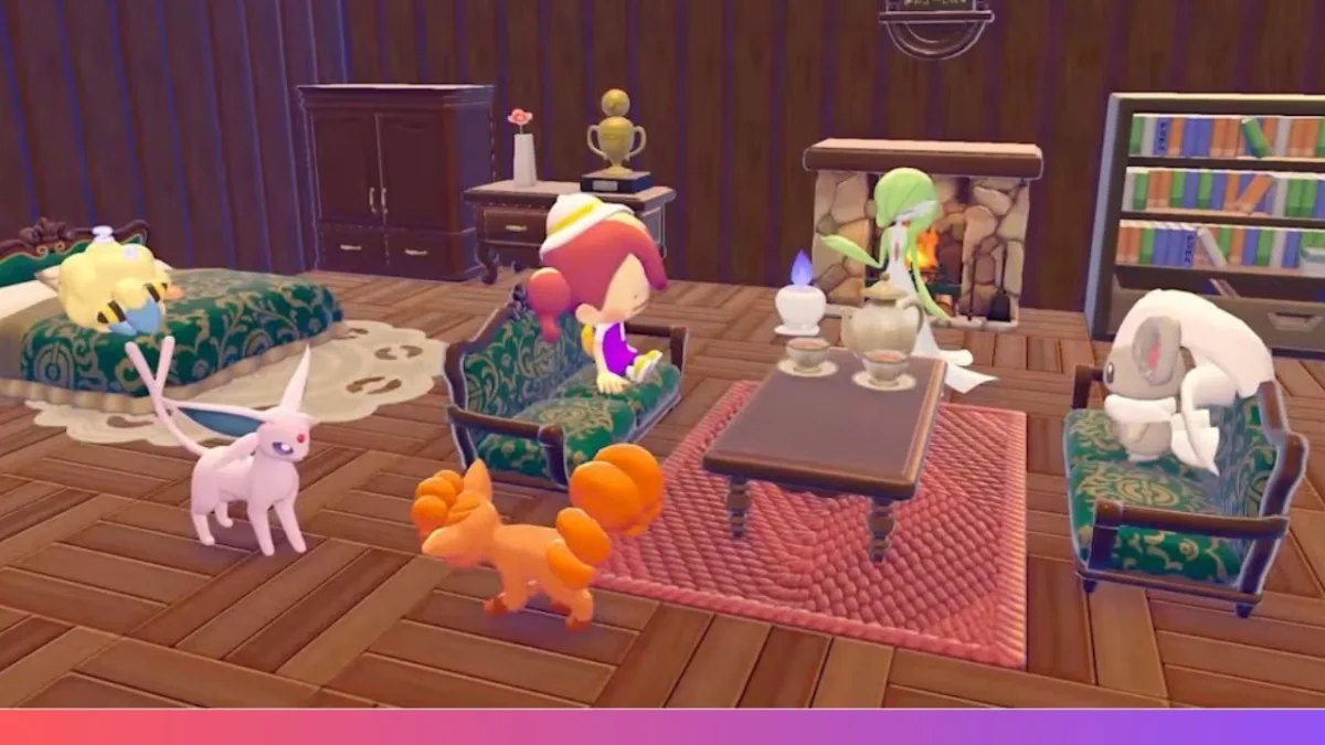 Pokémon Pokopia home interior