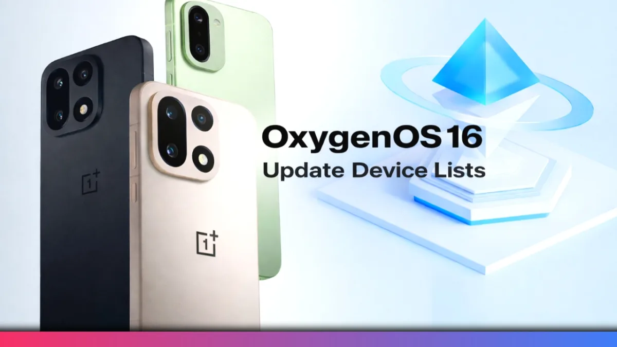 oxygen os 16 update devices lists