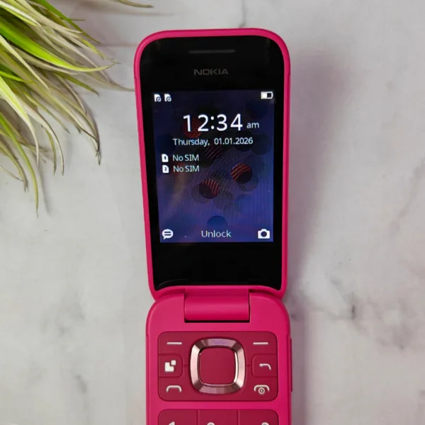 Nokia 2660 Flip 4G (Pink) – Pre-Owned (4) Nokia 2660 Flip 4G (Pink) – Pre-Owned